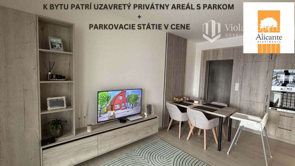 ZARIADENÝ 3i BYT S PARKOVACÍM STÁTÍM |NOVOSTAVBA | Alicante