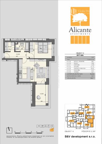 Nový 2i byt s možnosťou parkovania – AlicanteGate